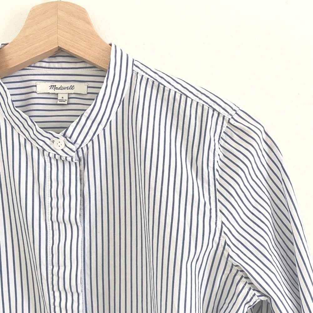 Madewell Lakeside Peplum Shirt size S